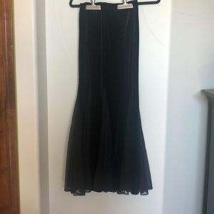 Jessica Howard velvet skirt